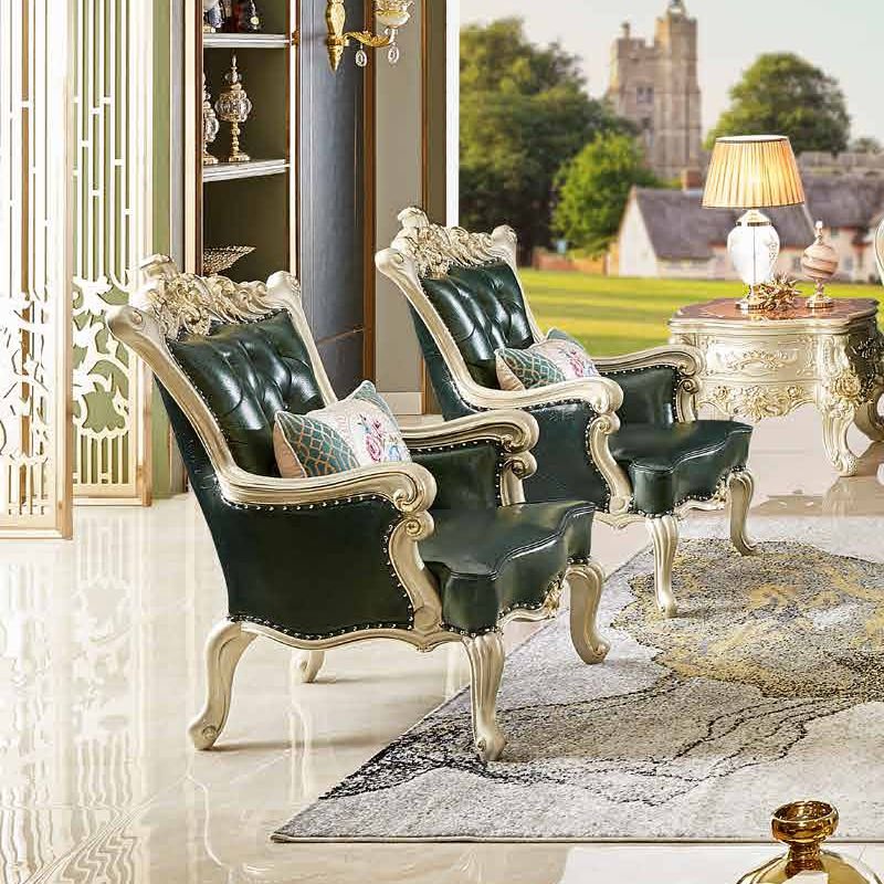 Royal european luxury furniture living room sofa chinese sofa leather foshan antique wooden sofa living room furniture