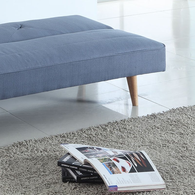 Modern style Wood Office Sofa Apartment Home Use folding sofa bed Linen Fabric Sofa Multi-functional Comfortable