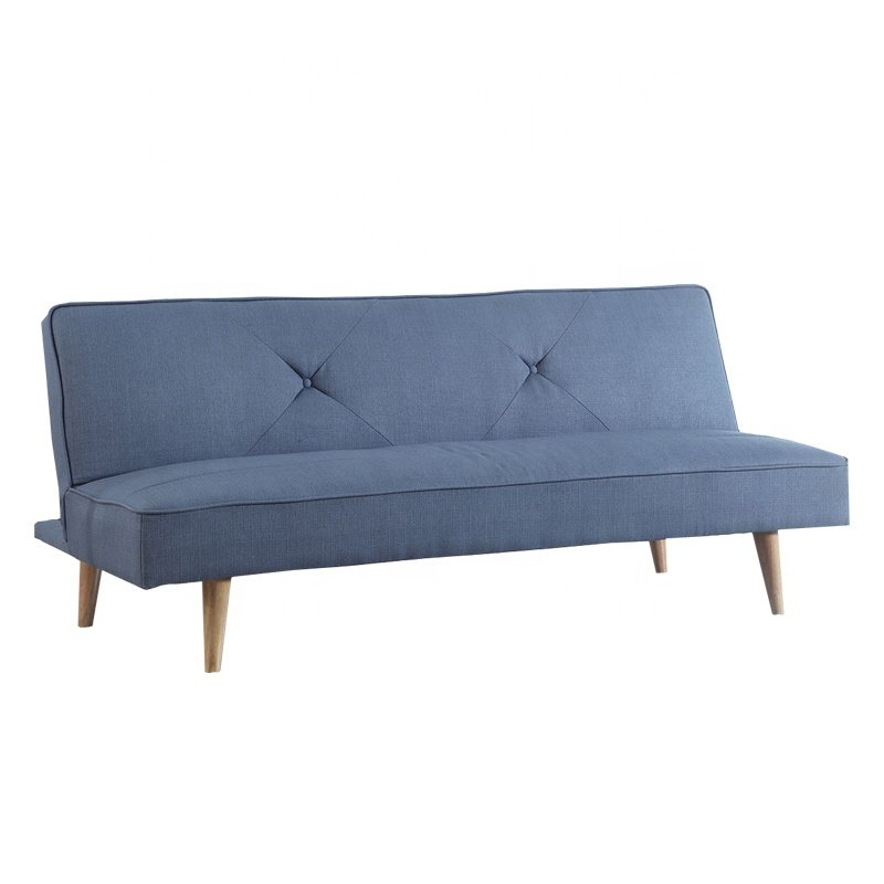 Modern style Wood Office Sofa Apartment Home Use folding sofa bed Linen Fabric Sofa Multi-functional Comfortable