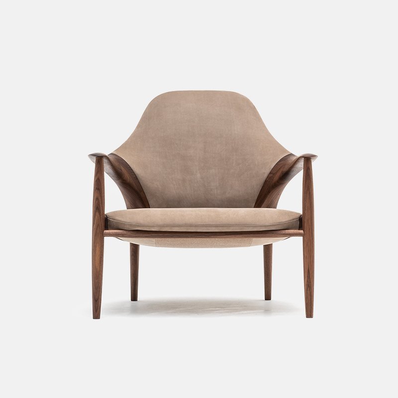Minimalistic simple arm chairs for living room Styling innovative design wood sofa leisure wooden chairs wabi-sabi nordic chair