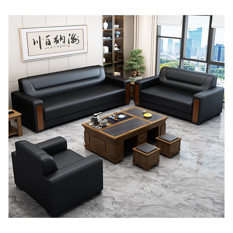 office equipment modern reception sofa office sofa Leather office sofa set furniture