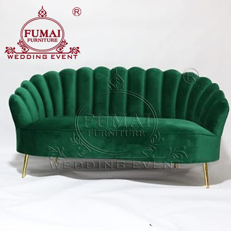 European style pink fabric home furniture corner sofa