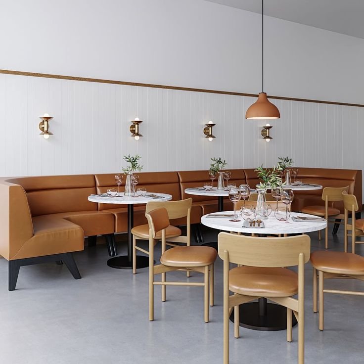 banquette booth seating lounge design fast food hotel restaurant furniture plywood solid wolid sofa chairs table sets supplier