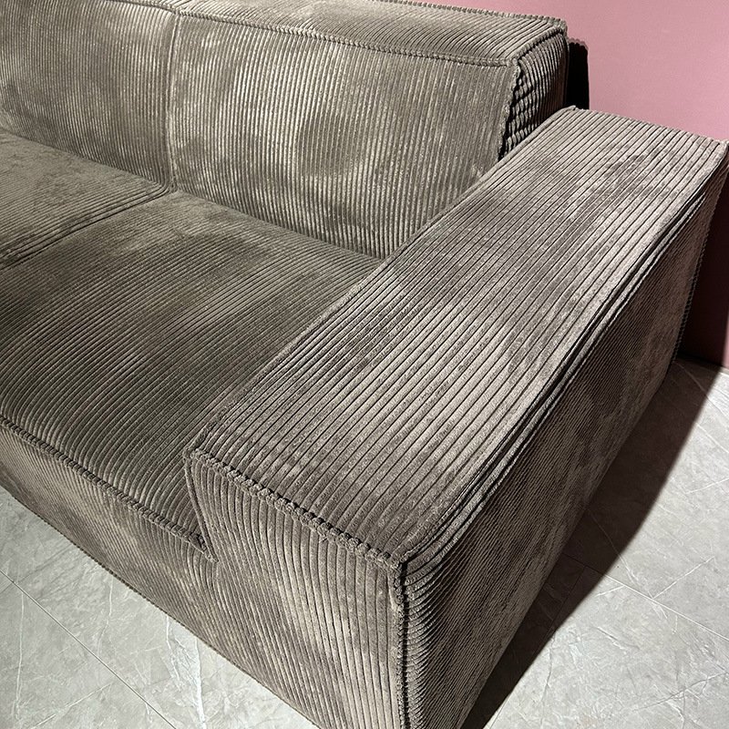 Modern Vacuum Compressed Sofa Tofu Height Density Sponge Modular Sofa for Living Room Cord Sofa