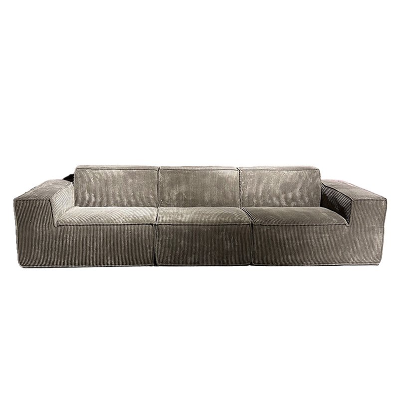 Modern Vacuum Compressed Sofa Tofu Height Density Sponge Modular Sofa for Living Room Cord Sofa