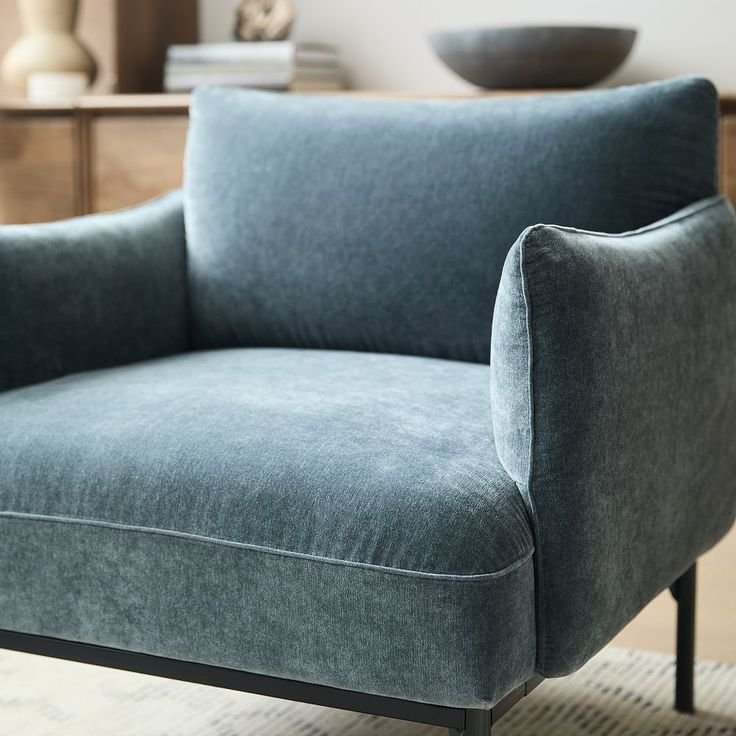 Modern Nordic Light Luxury Single Lamb Sofa Simple Leisure Bedroom velvet sofa casual Living Room sofa