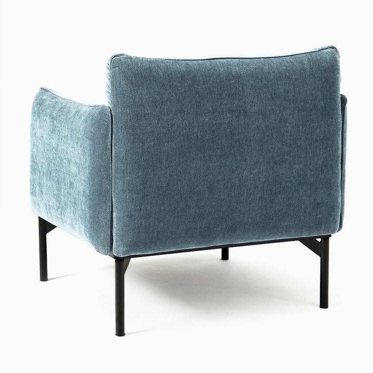 Modern Nordic Light Luxury Single Lamb Sofa Simple Leisure Bedroom velvet sofa casual Living Room sofa