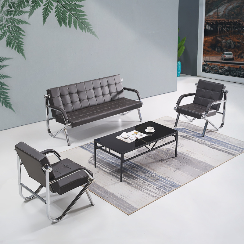 Office room furniture meeting waiting 2 seater office sofa china supplier