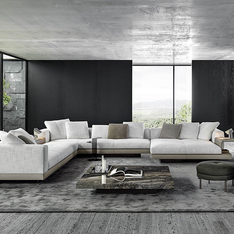 Modern combined style corner squares, multiple people's shoes, guest room simple furniture, suitable for multiple styles of home