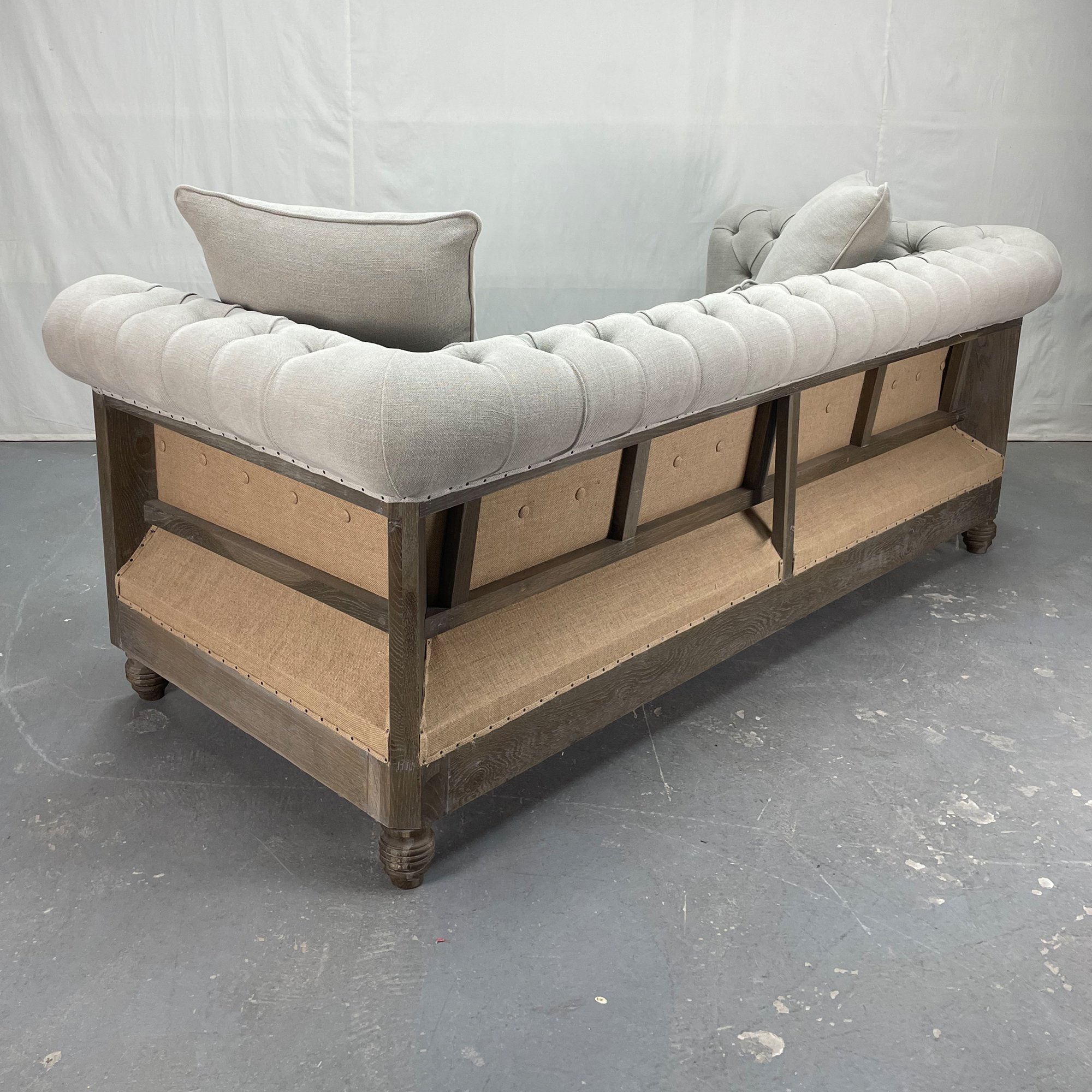 French Antique Solid Wooden Frame Couches Sofa Living Room Wedding Use