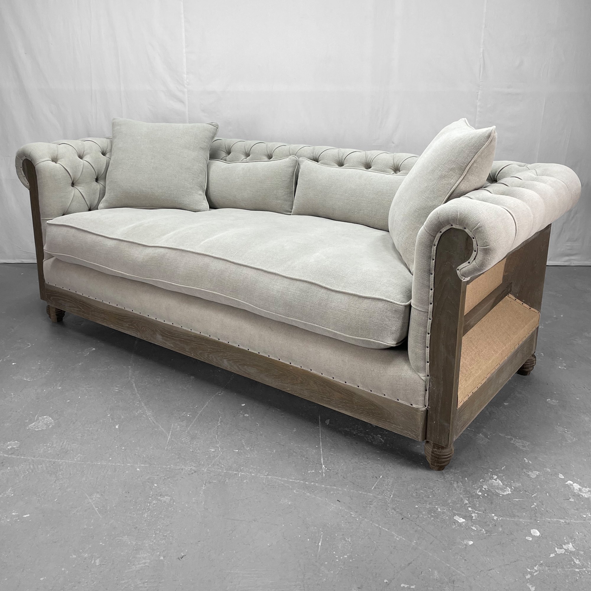 French Antique Solid Wooden Frame Couches Sofa Living Room Wedding Use