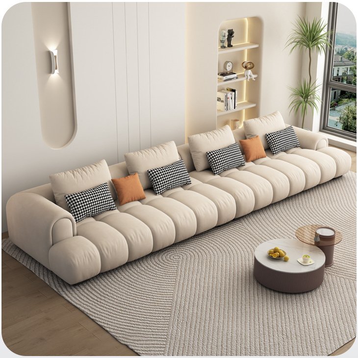 White Modular Sectional Sofa Combination Corner Sofa With Chaise Convertible Velvet Upholstered Sofa Living Room Set