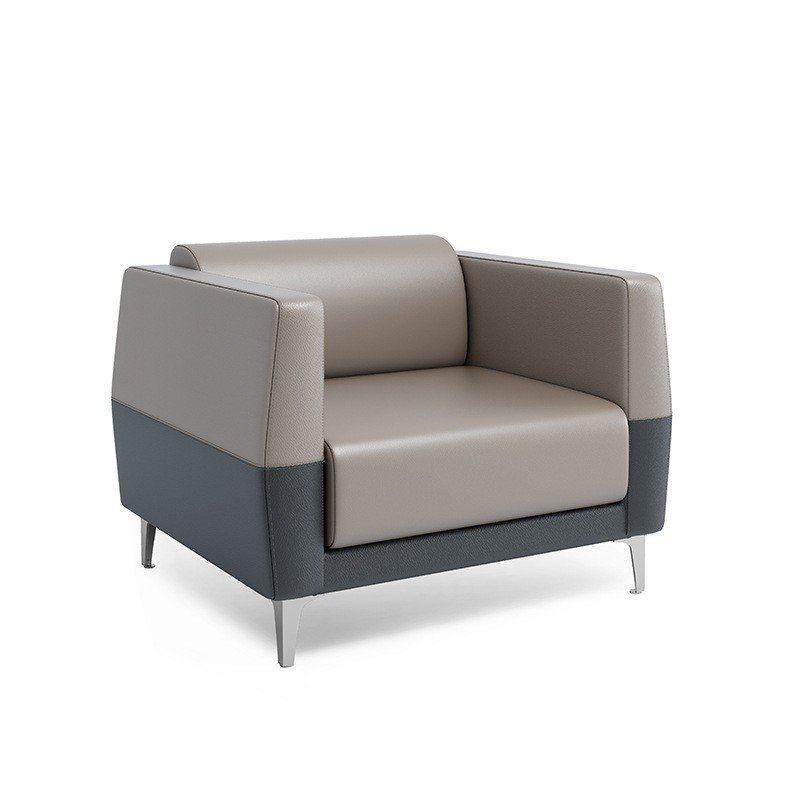 OUHE Factory Price Office Sofa Set Living Room Furniture PU Leather Sofa Living Room Sofa Set Modern Couch