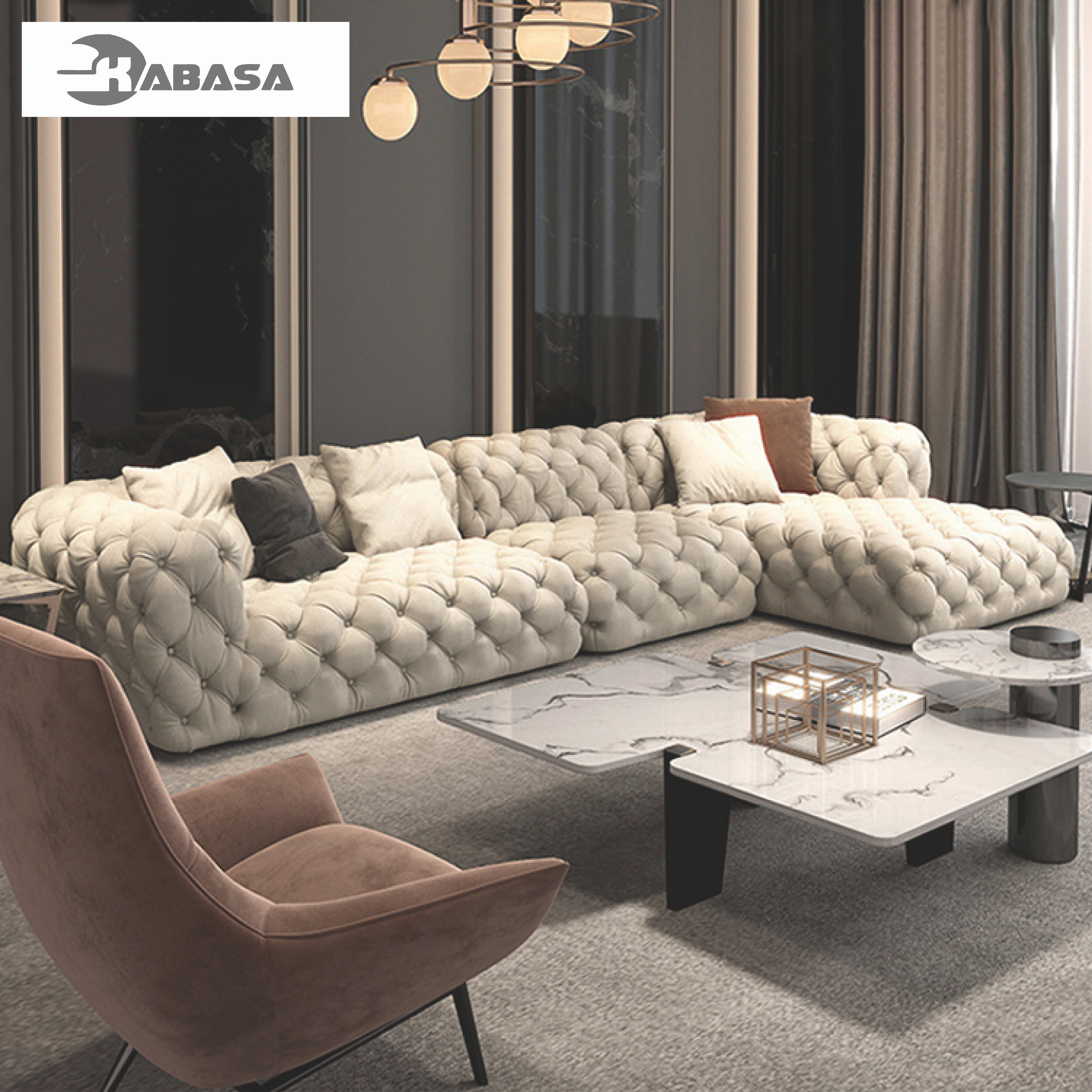 Elegant Sitting Room Recliners Furniture Set Combinable Couch Design U Shape Corner Velvet Living Room Sofa Provide catalog