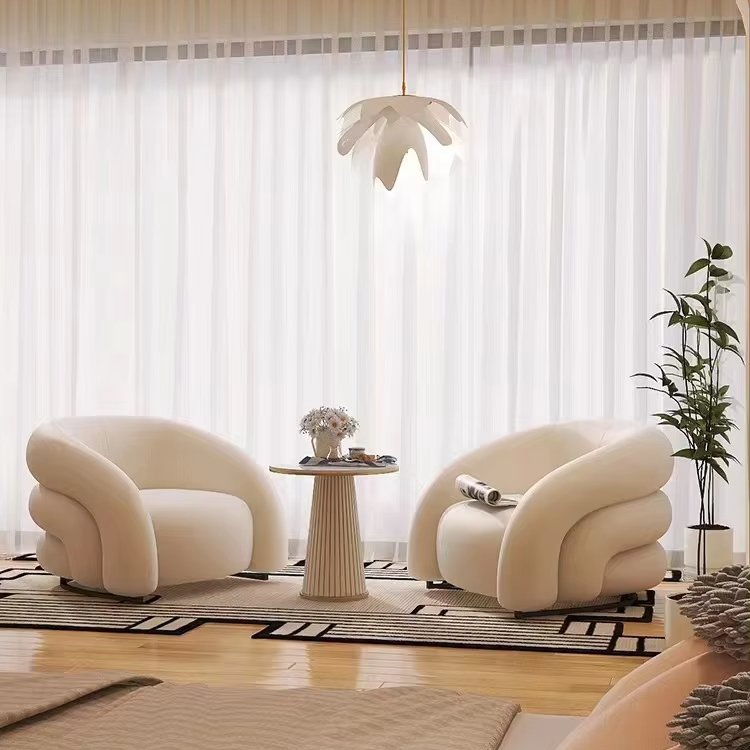 Nordic Chic Modern Modular Fabric Furniture Chic European Style Tufted Velvet Lounge Sofas for Living Room Dining Vogue Couch