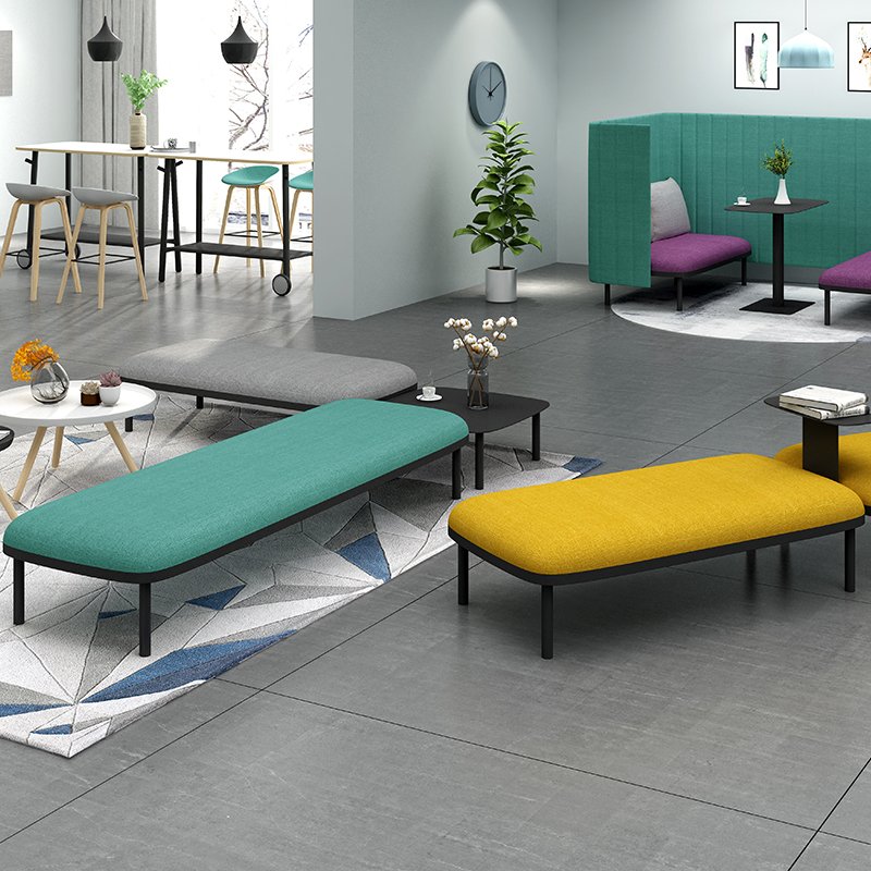 Nordic Modern Manufacturers L Shaped Couch Corner Modular Sectional Office Sofa Set Furniture