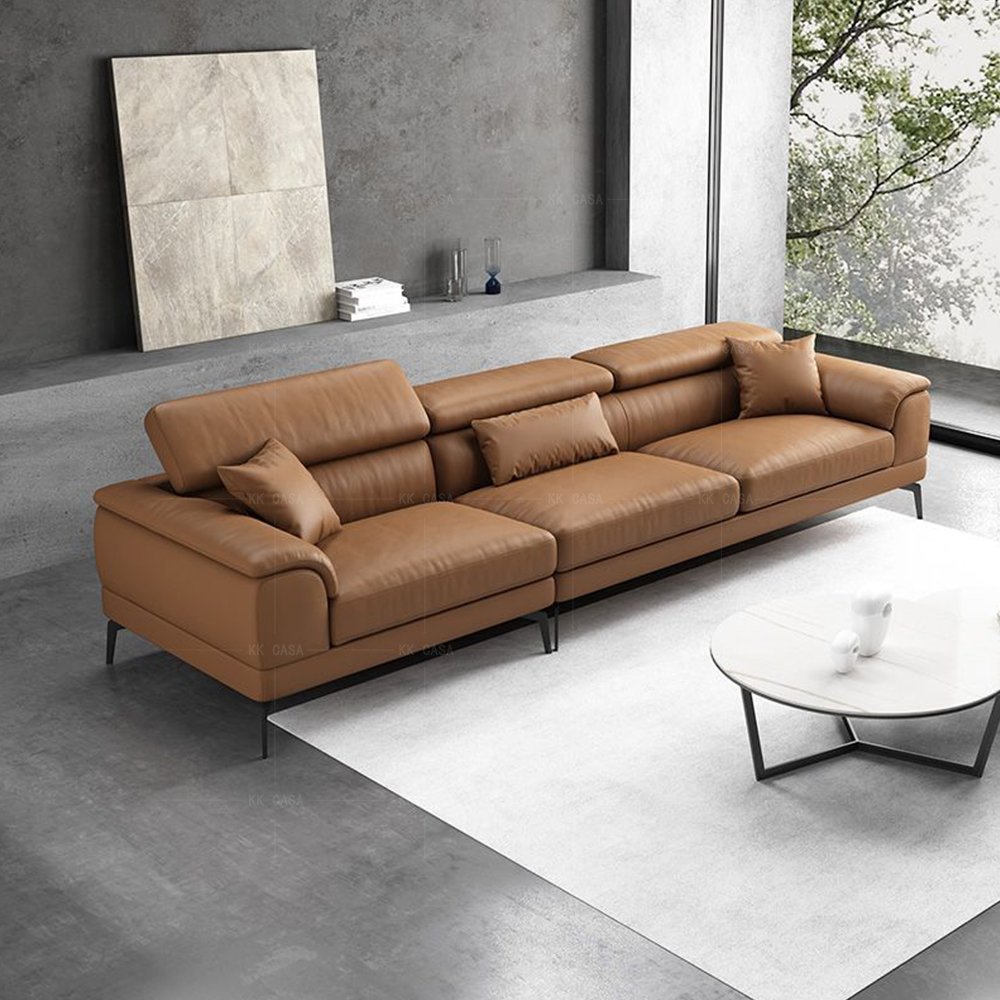 Popular Modern High Quality Office Sofa Furniture Standard Comfortable Fabric Leather Living Room Sofa