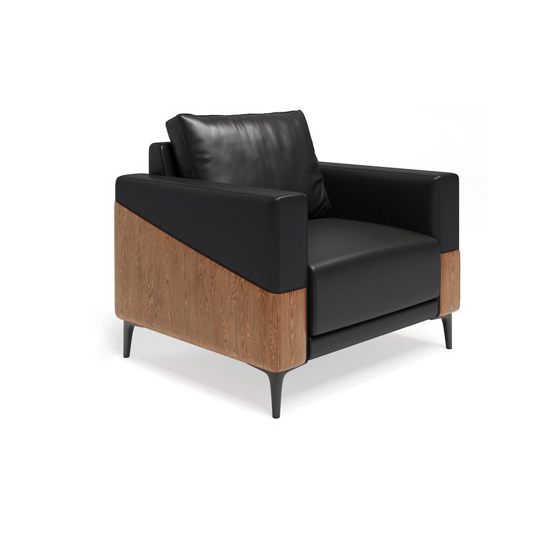 Modern Office Leather Sofa Set Furniture for Reception Area Business Meetings Ideal for Office Furniture Office Decor