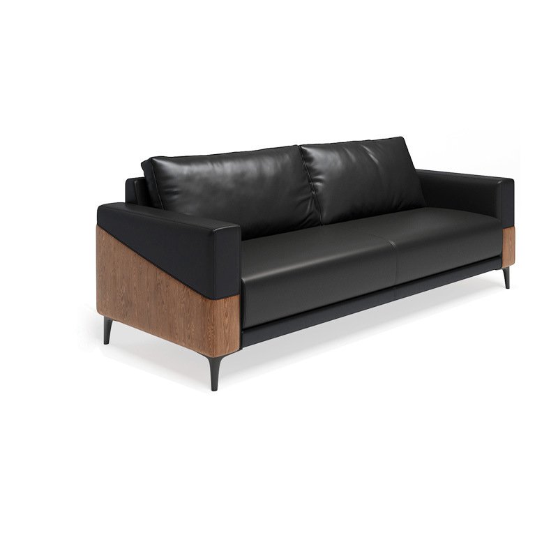 Modern Office Leather Sofa Set Furniture for Reception Area Business Meetings Ideal for Office Furniture Office Decor