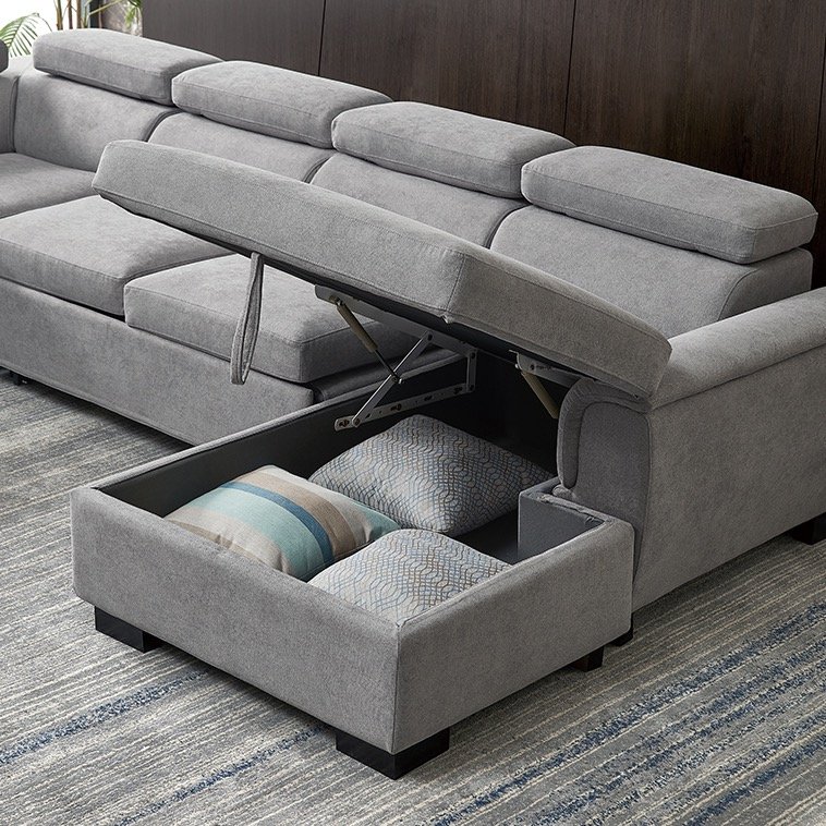 Space Saving 7 seaters High Quality Modern Folding Couch Convertible Foldable Luxury Sofa Cum Bed