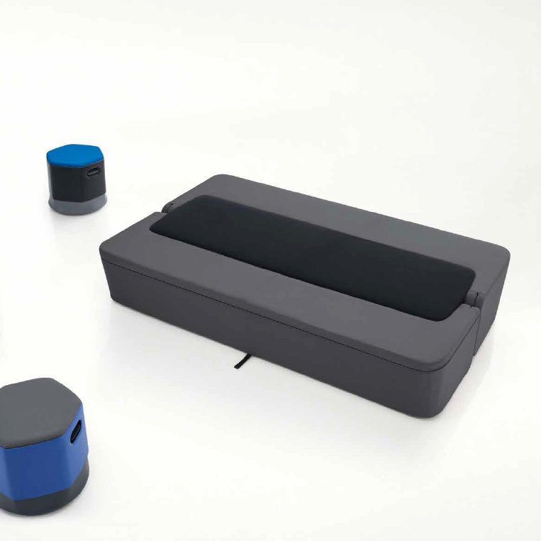 two seat Modern modular sofa bed recliner fabric folding sofa seat multi-functional furniture sofa