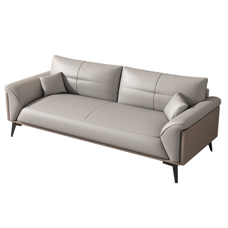 Executive Modern Boss Office Sofa Set Modular Leather Sofa Coffee Table Combination for Business Reception