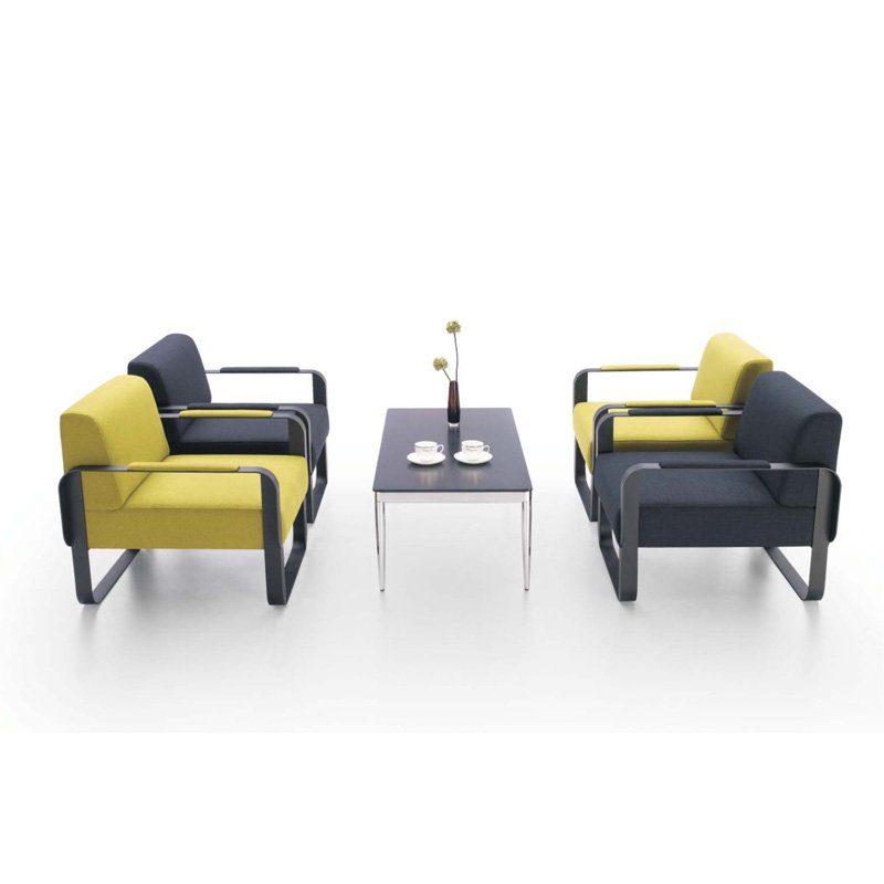 Reception Sofa Lounge Design Hotel Hospital Lobby Commercial Public Office Modern Sofa Set 6 Pieces