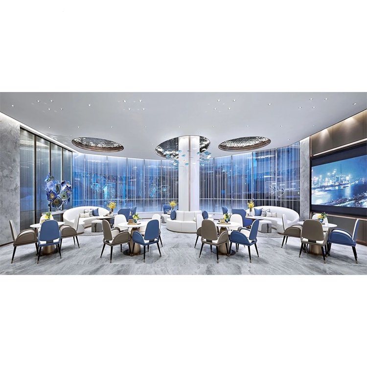 Luxury New Fabric 5 star Hotel lobby furniture leisure sofa Hotel Sofa