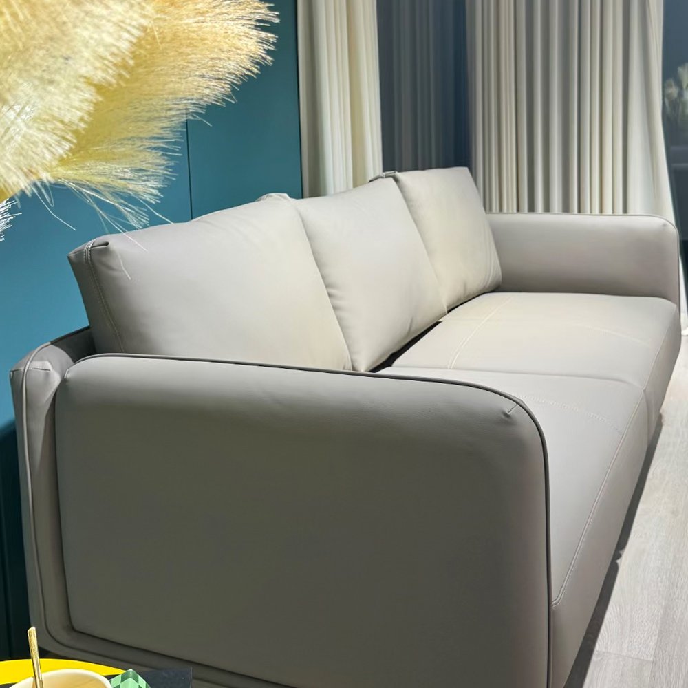Modern Commercial Sofa Furniture PU Leather Waiting Office Sofa Set For Manager Office