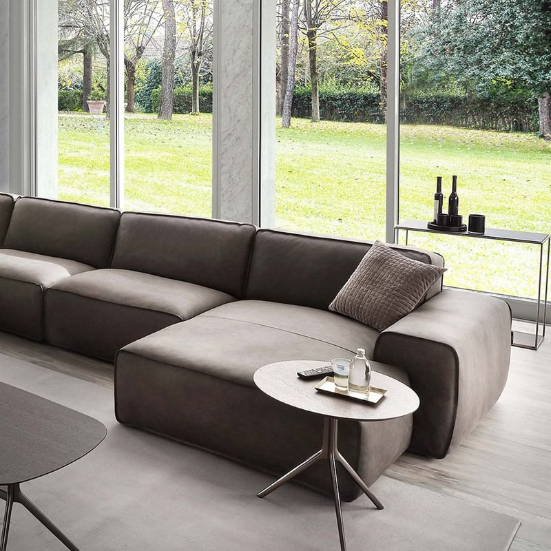 Luxury Room Furniture Sofa Set Genuine Leather Couches Living Room Combination Sofa Set