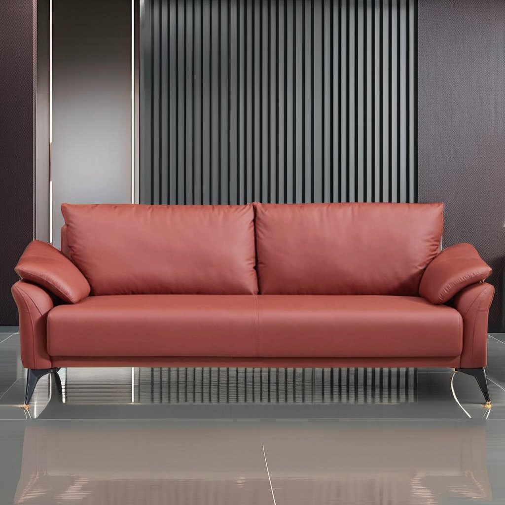 Modular Modern Single and Three-Person Leather Office Sofa Set for Boss Manager Business Reception Meetings and Hotel Use