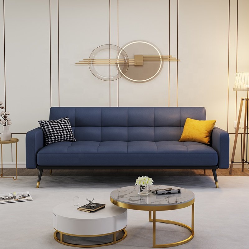 Modern Living Room Apartment sofa Convertible Sleeper Office Sofa Multi-functional folding sofabed fabric sofa