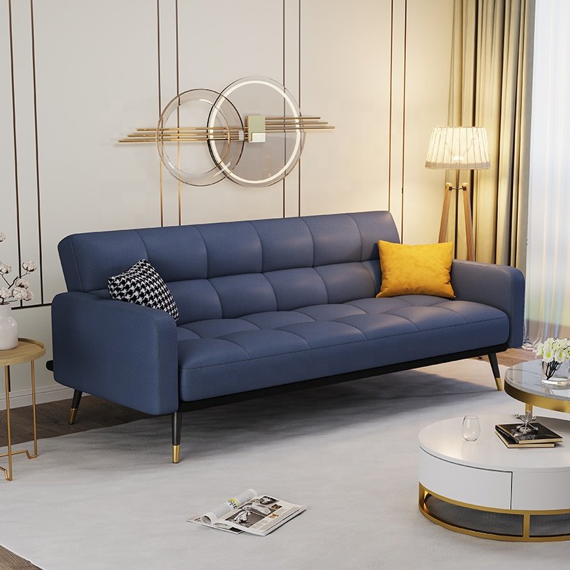 Modern Living Room Apartment sofa Convertible Sleeper Office Sofa Multi-functional folding sofabed fabric sofa
