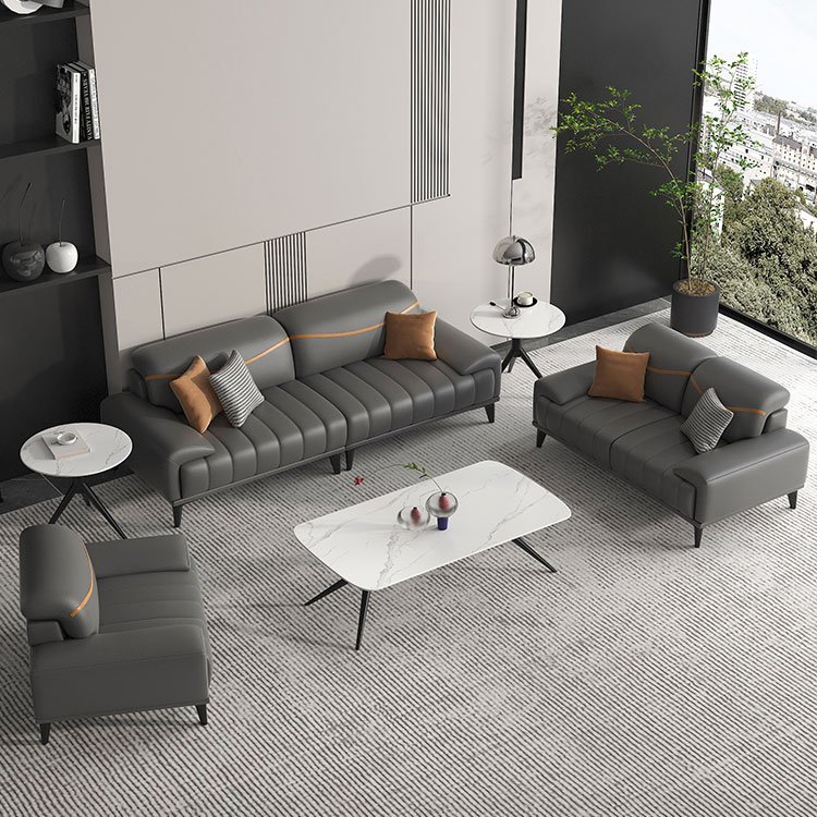 Liyu New Style Couch Modular Design Contemporary Office Business Reception Hall Negotiation Sofa Set Furniture