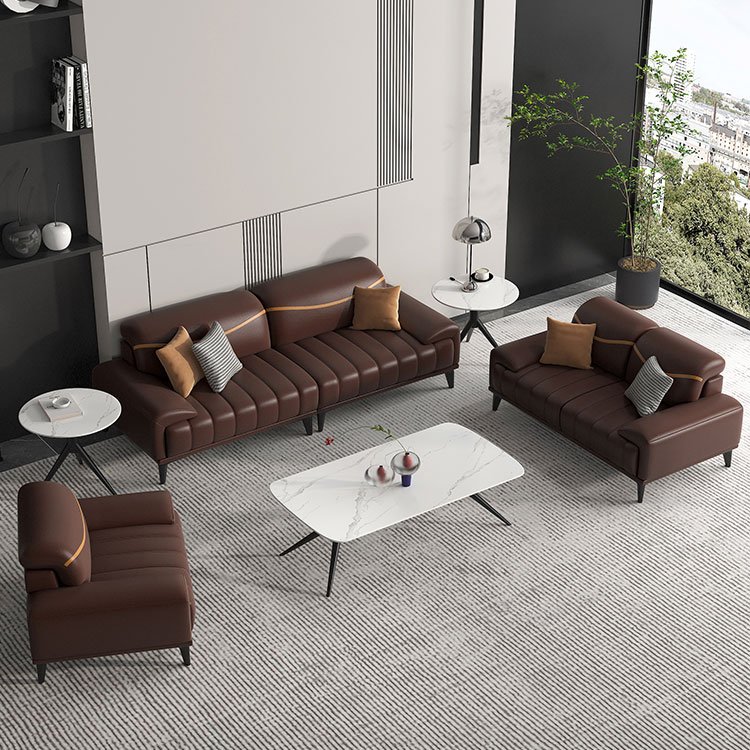 Liyu New Style Couch Modular Design Contemporary Office Business Reception Hall Negotiation Sofa Set Furniture