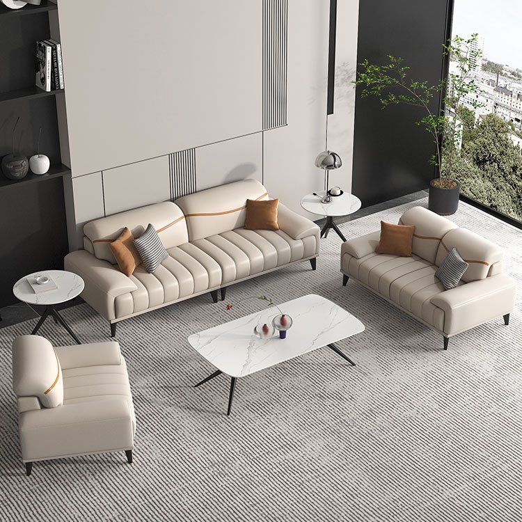 Liyu New Style Couch Modular Design Contemporary Office Business Reception Hall Negotiation Sofa Set Furniture