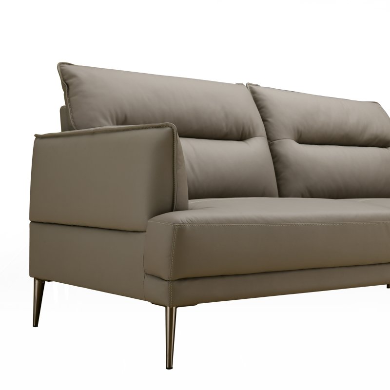 knockdown furniture supplier 3 seater leather sofa set gray living room furniture hotel office kd sofa set design