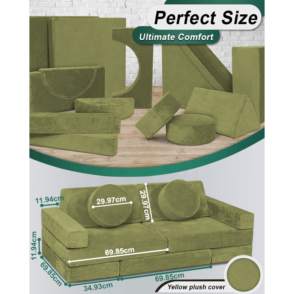 Hot Sale OEM Kids Sofa Nugget Kids Couch Memory Foam Children Sofa Kids Play Couch