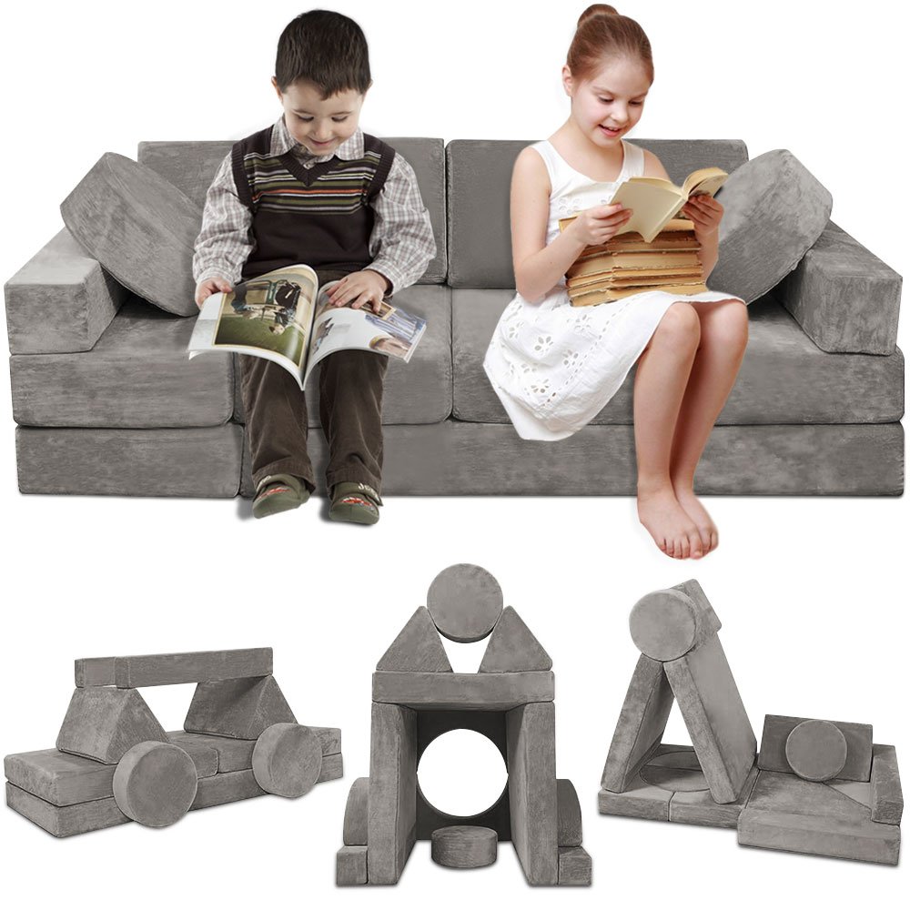 Hot Sale OEM Kids Sofa Nugget Kids Couch Memory Foam Children Sofa Kids Play Couch