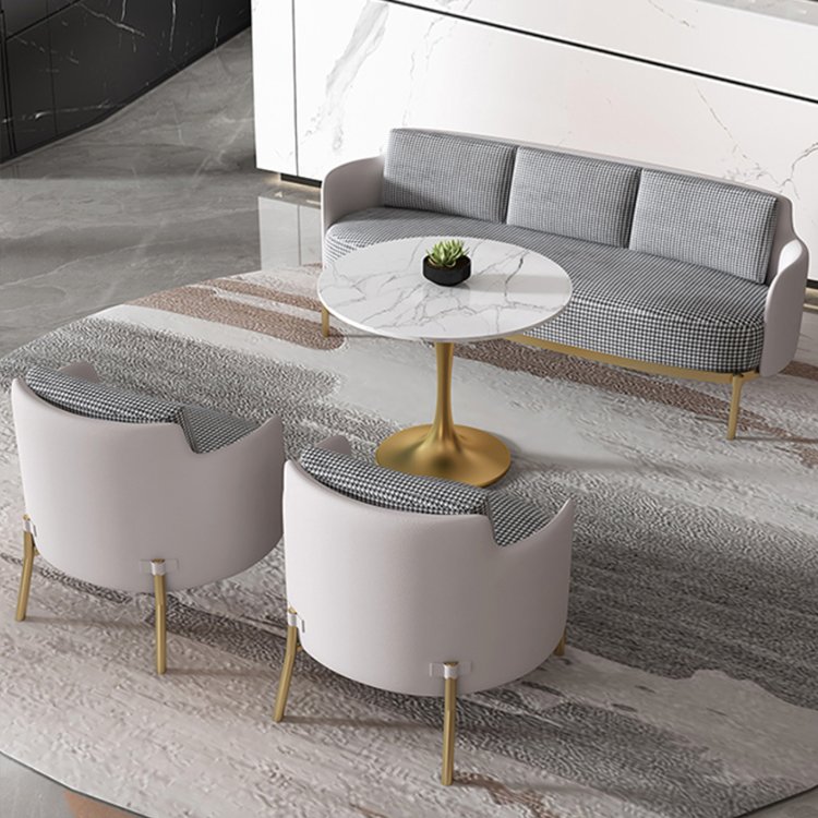 ODM/OEM Modern couch set living room sofa bed furniture furniture Curved sofa living room set upholstered in Boucle fabric