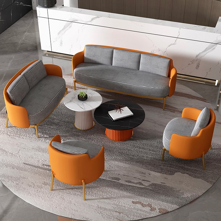 ODM/OEM Modern couch set living room sofa bed furniture furniture Curved sofa living room set upholstered in Boucle fabric