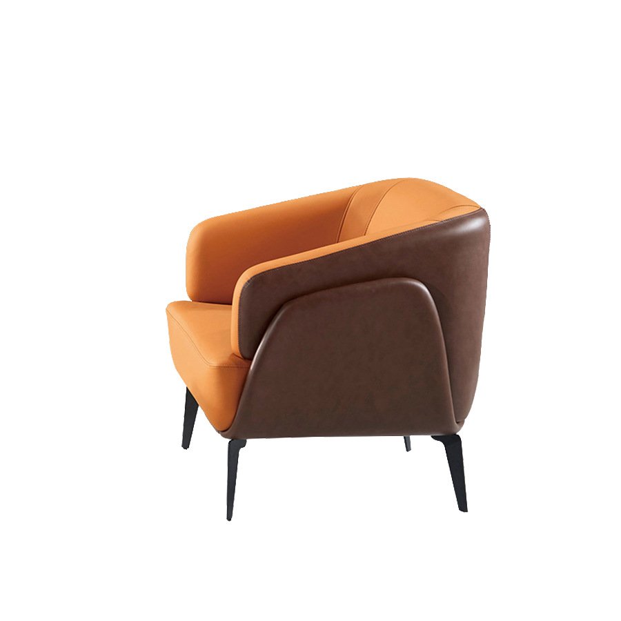 Nordic three seat sofa set furniture leather sofa for office