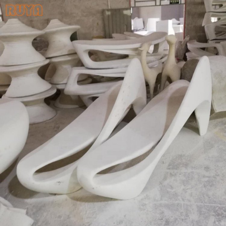 RUYA fiberglass space decoration Dutch design Form Follows Function Sofa Chair For villa hotel reception room sales department