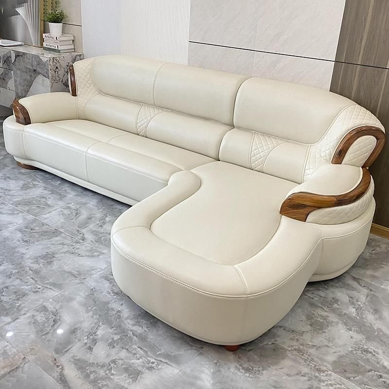 Light luxury sofa Uginwood leather sofa luxury high-grade new modern senior living room new Chinese European American