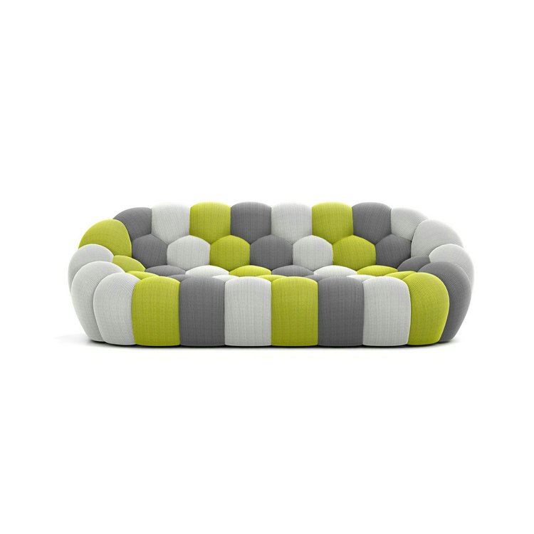 Bubble Module Sofa Set Fabric Modern Sectional Couch Luxury Italian Boucle Corner Sofa Honeycomb 3D for Home Chesterfield Sofa
