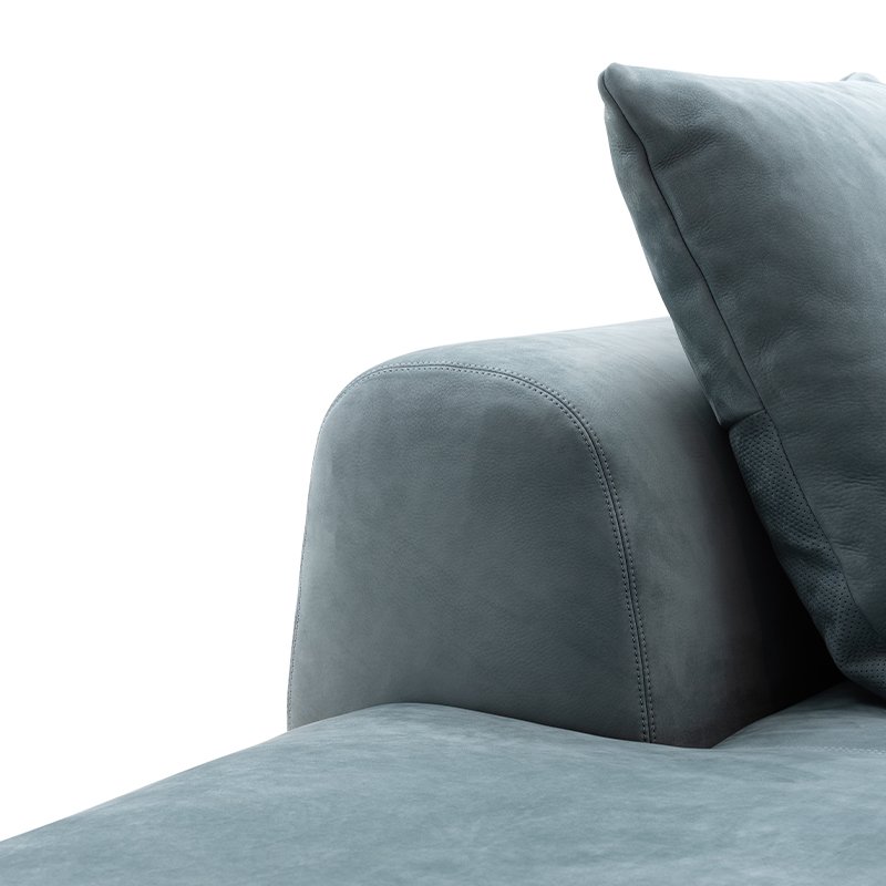 Luxury Modern Living Room Home Furniture Villa Unique Shape Couch Italian Minimalist Custom Color Set Matte Fabric Sofa