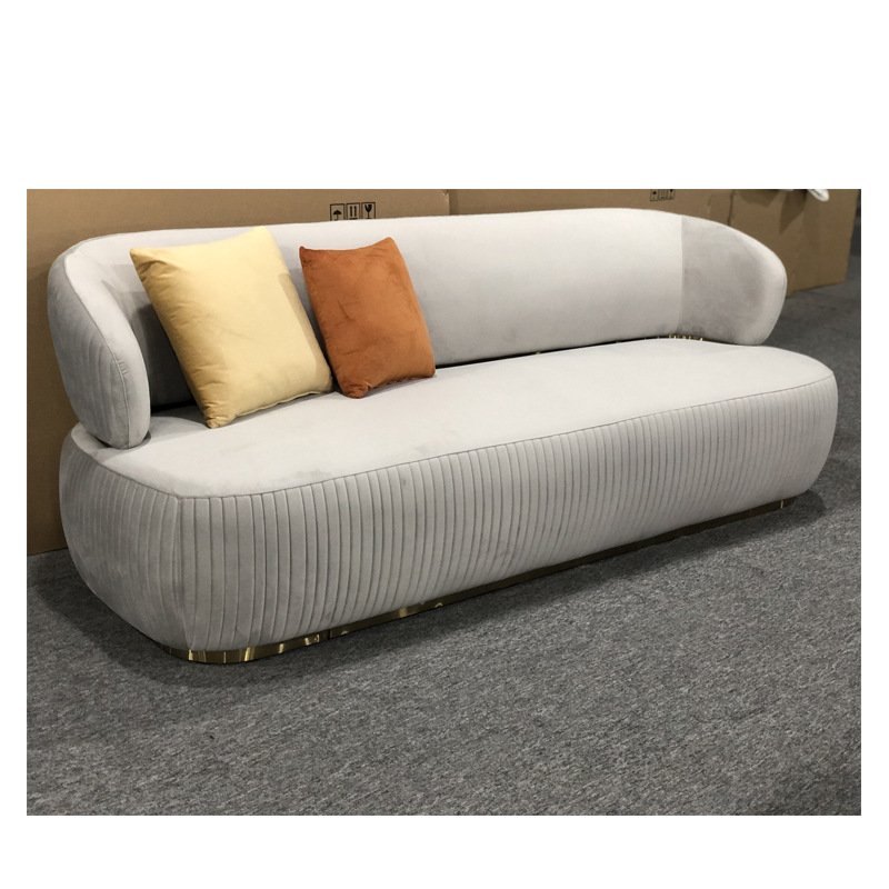Italian Luxury Cloth Sofa Postmodern Designer Furniture Customized Large Villa Living Room Sofa Combination