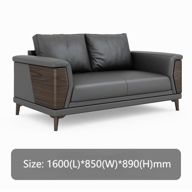 Luxury Leather Office Sofa Set Furniture Simple Design Living Room Sectional Sofa Modular Office Room Waiting Couches