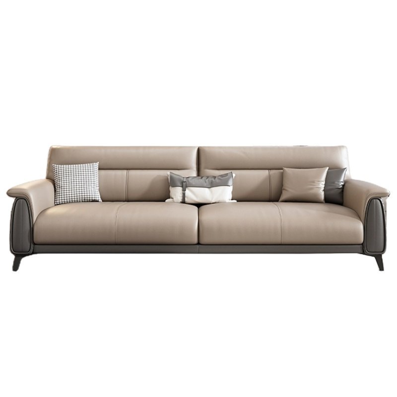 Modern Nordic Luxury Leather Office Sofa Commercial Room Reception Lounge Sectional Set for Living Room or Hall