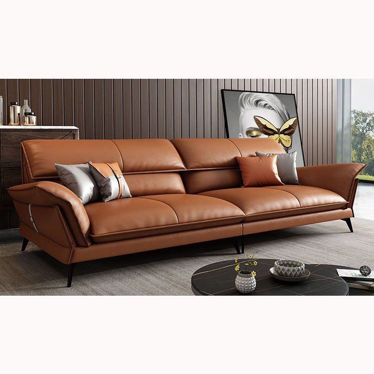 Office sofa modern business reception boss's office negotiation leather three person coffee table combination living room sofa